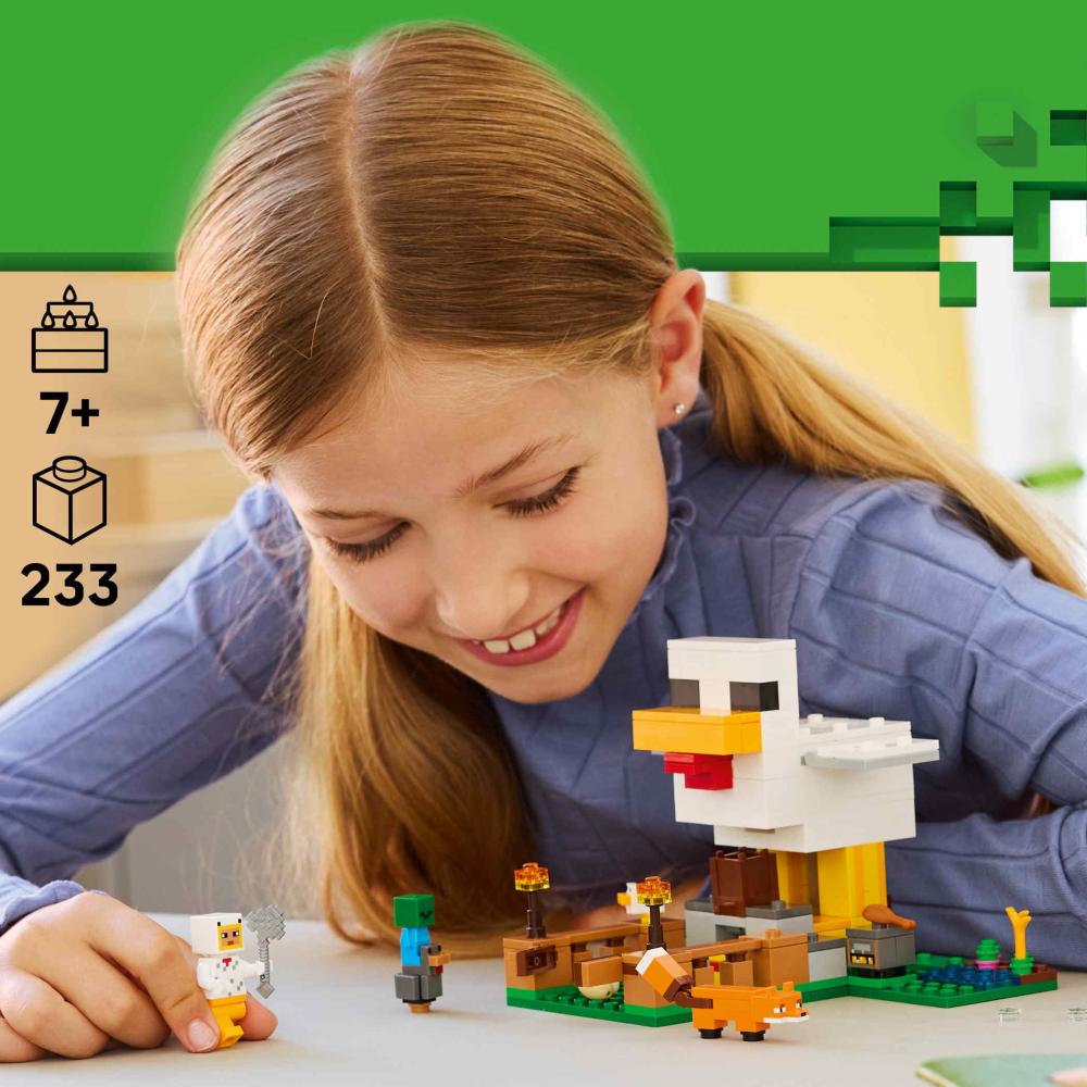 LEGO® Minecraft™ Hühnerfarm 233 Teile 21585