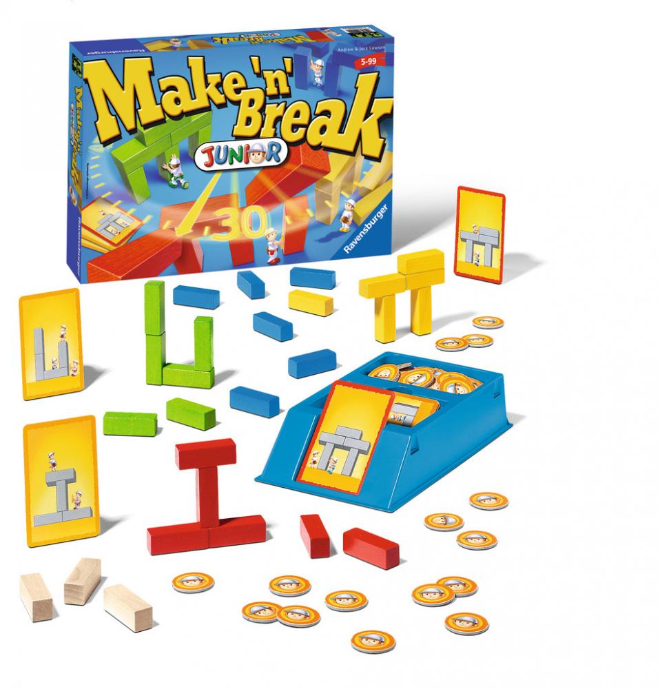 Ravensburger Kinderspiel Geschicklichkeitsspiel Make 'n' Break Junior 22009
