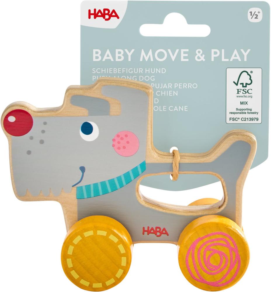 Haba Babywelt Schiebefigur Dino 2013419001
