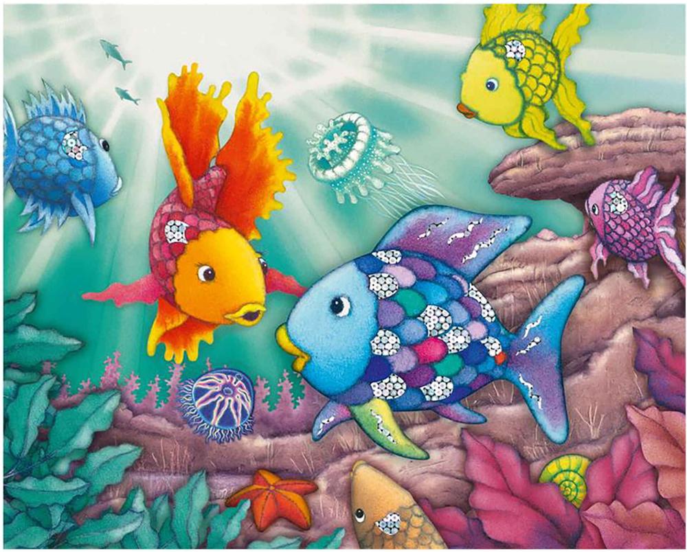 12, 15 Teile Kinder Puzzle 2 Puzzles - Der Regenbogenfisch 2014588001