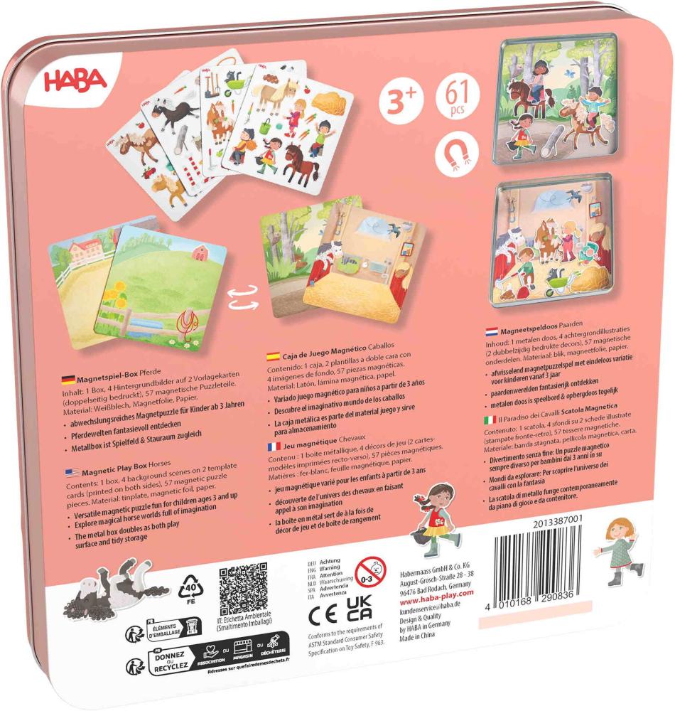Haba Bau- und Entdeckersteine My 1st Block World Pferd Paul 2013961001