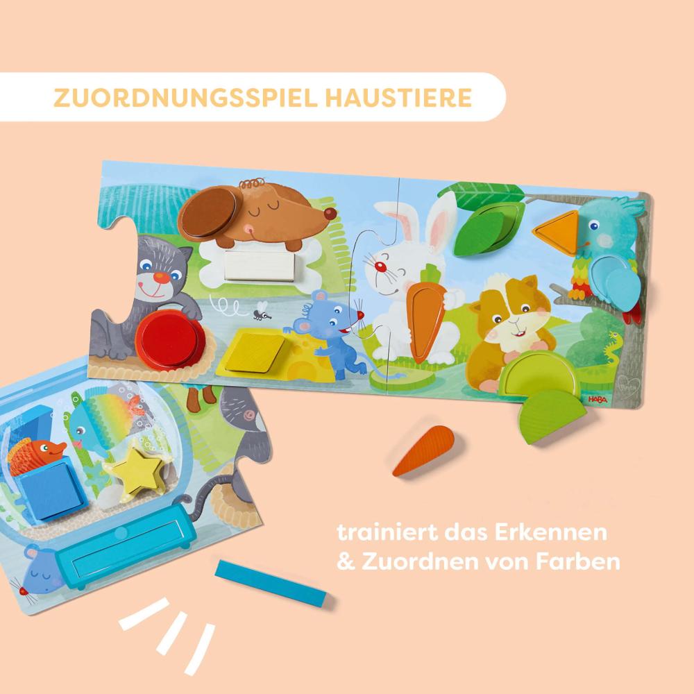 Haba Kinder Puzzle Zuordnungsspiel Haustiere 2013991001