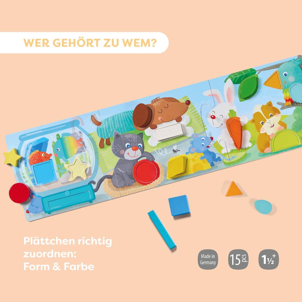 Haba Kinder Puzzle Zuordnungsspiel Haustiere 2013991001