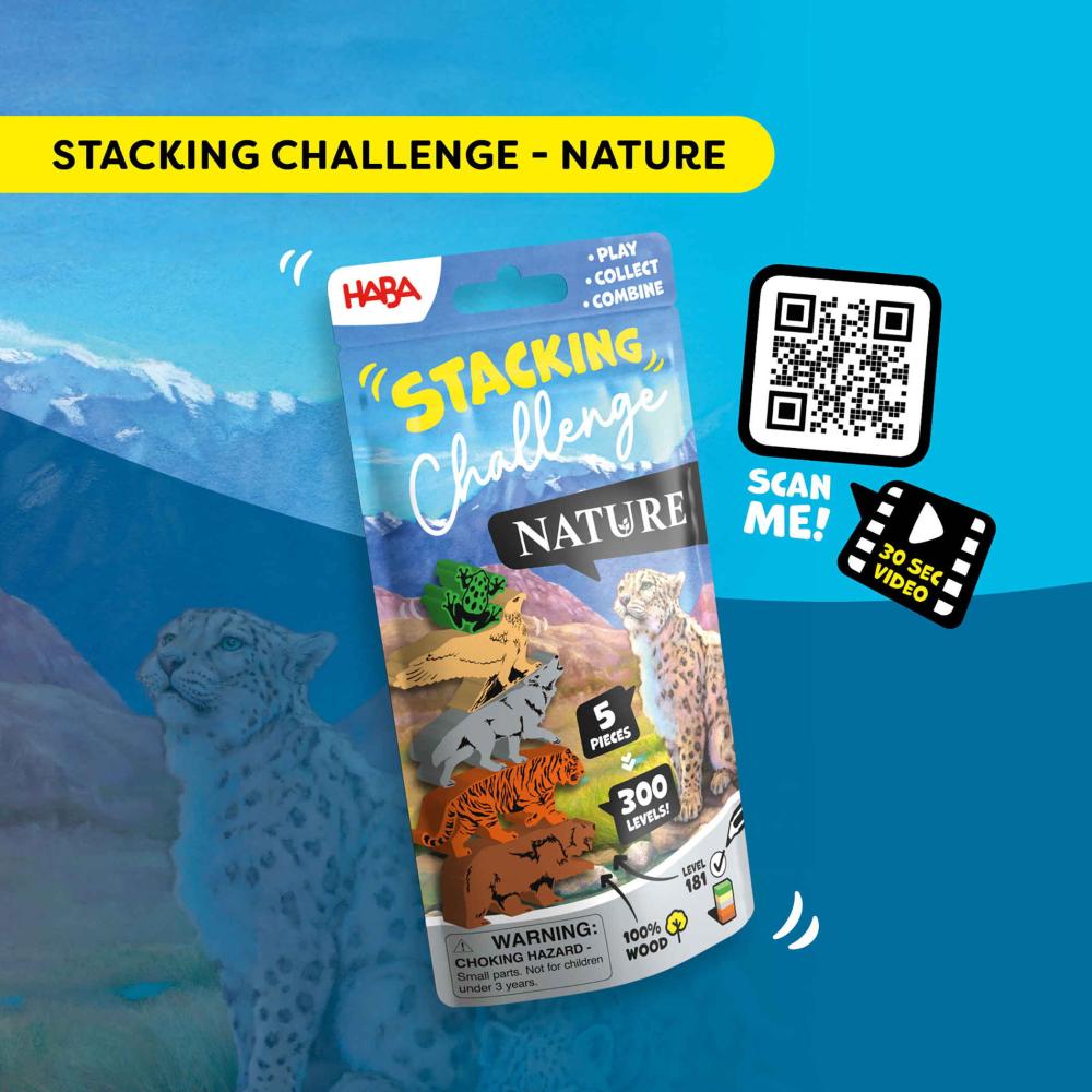 Haba Kinderspiel Geschicklichkeitsspiel Stacking Challenge - Nature 2014842001