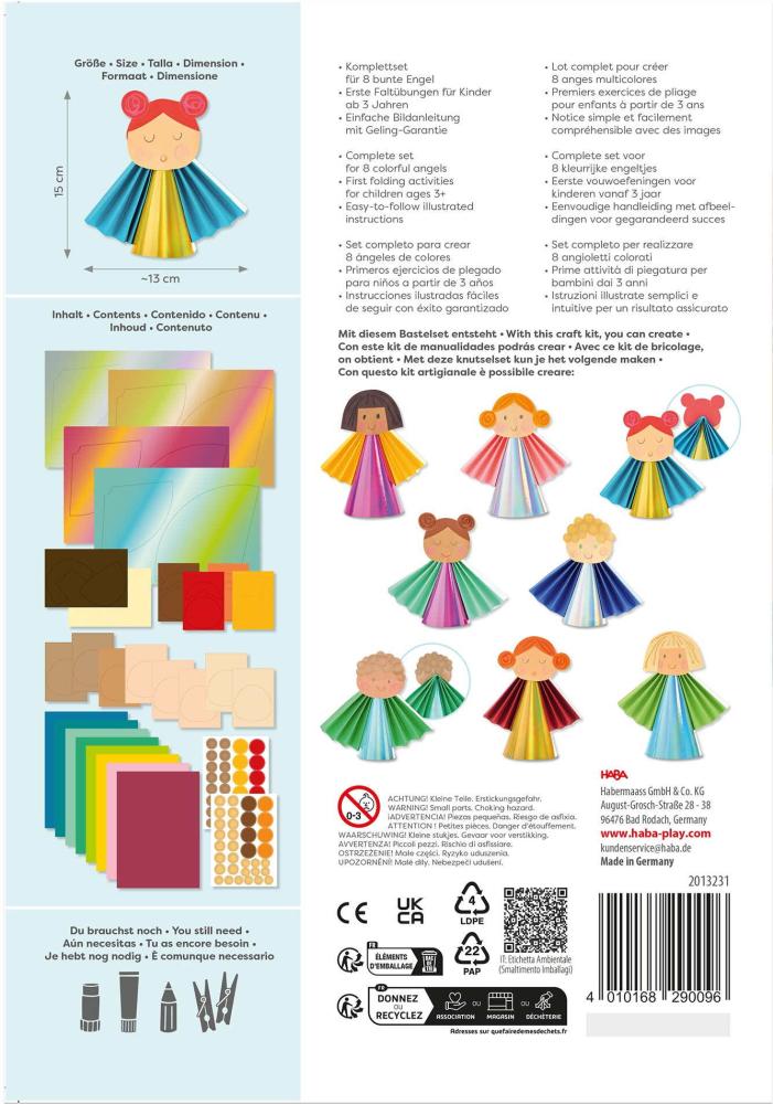 Haba Bastelset Bastelset Erstes Falten Engel 2013231