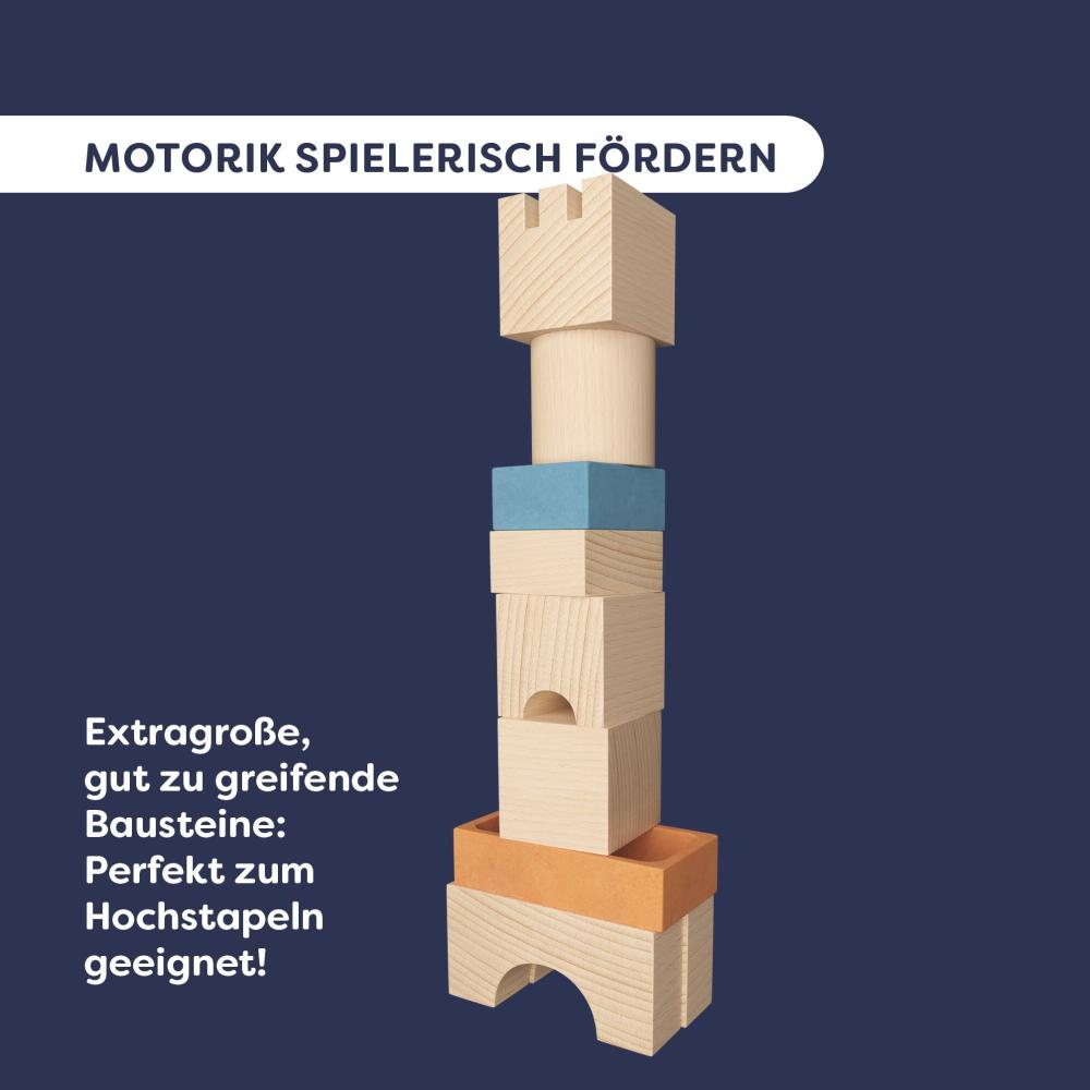 Haba Bau- und Entdeckersteine My 1st Block World extra große Bausteine, 42 Steine 2014452001