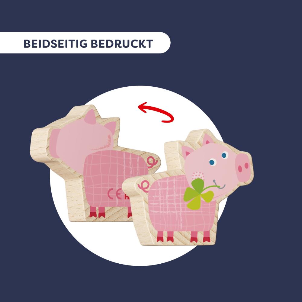 Haba Bau- und Entdeckersteine My 1st Block World Ferkelstall Kalle2014559001