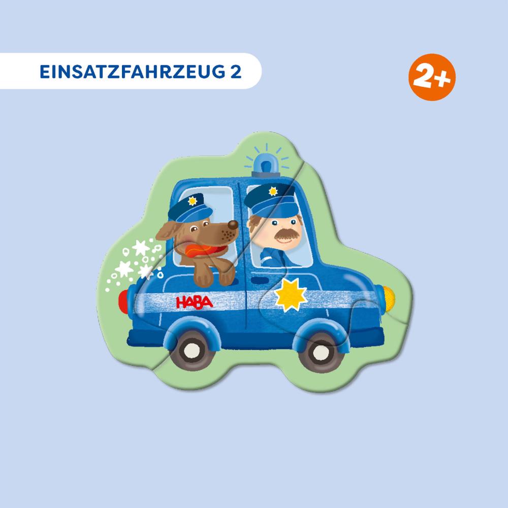 2, 2x3, 4 Teile Haba Kinder Puzzle 4 Erste Puzzles - Einsatzfahrzeuge 2014677001