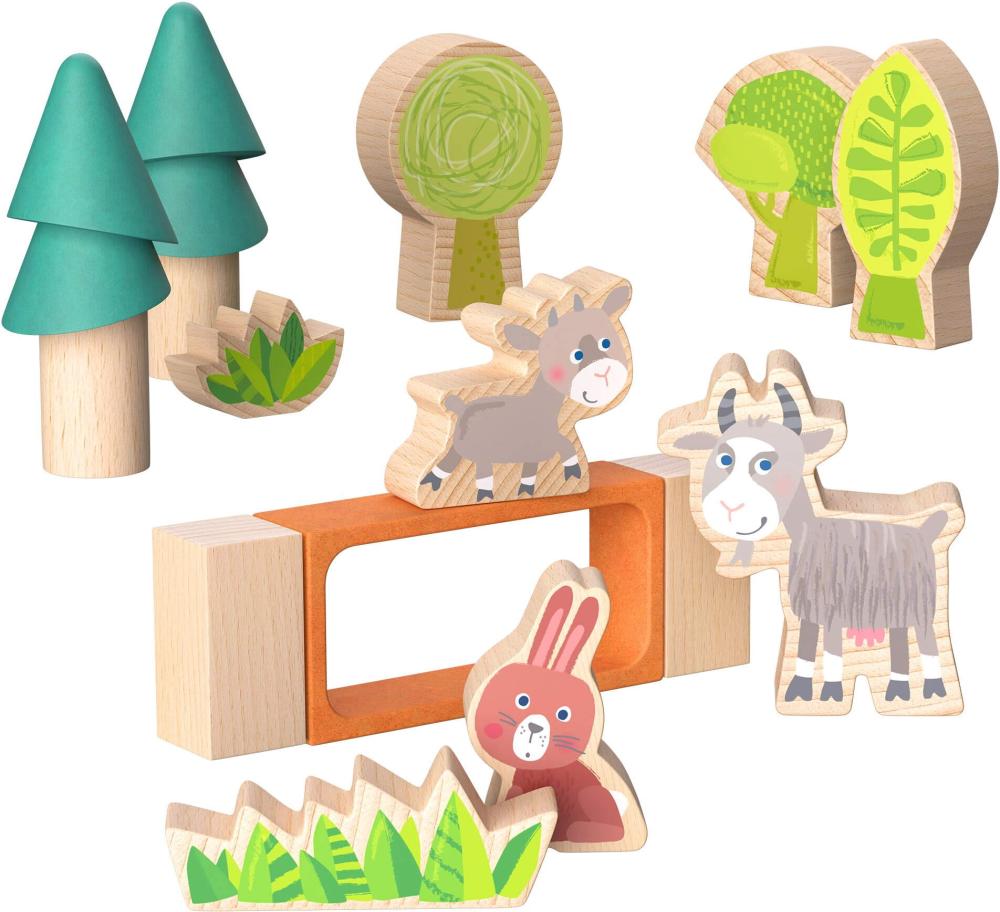 Haba Bau- und Entdeckersteine My 1st Block World Wald und Wiese2014555001