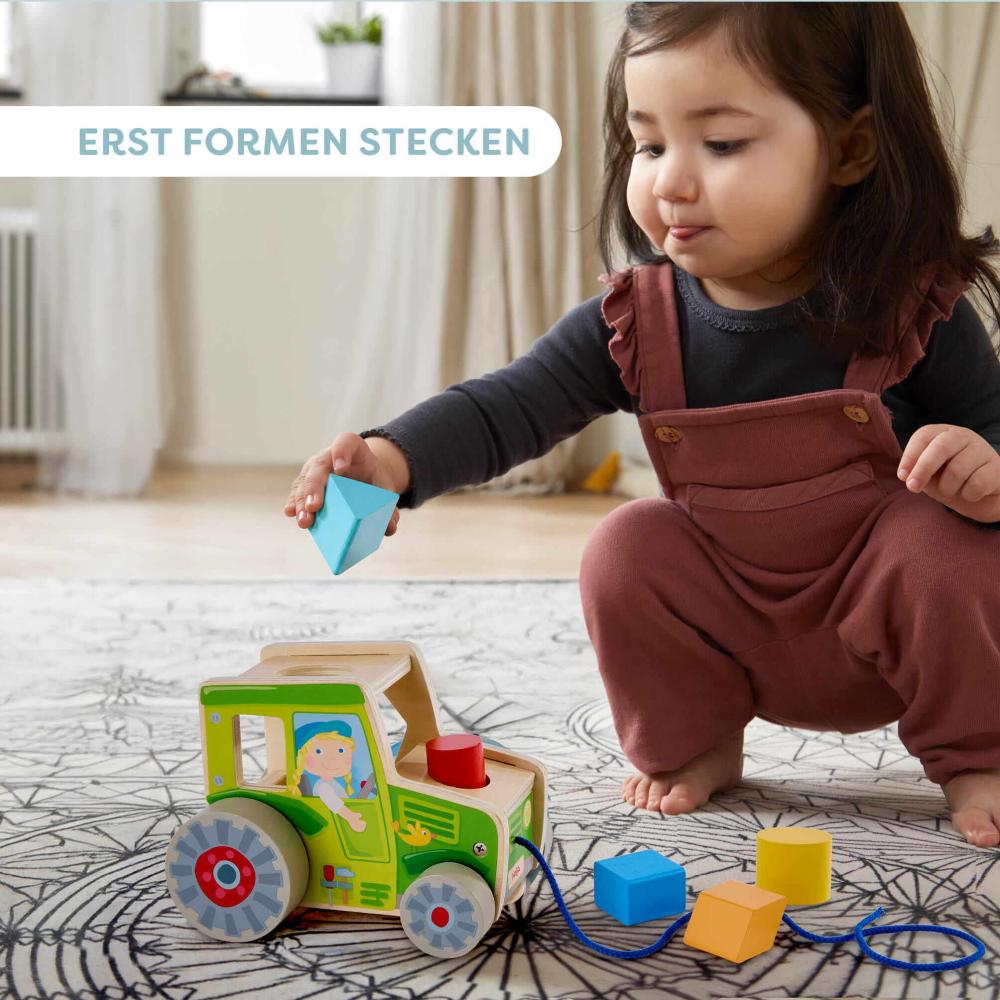 Haba Bau- und Entdeckersteine My 1st Block World Traktor Thea 2013970001