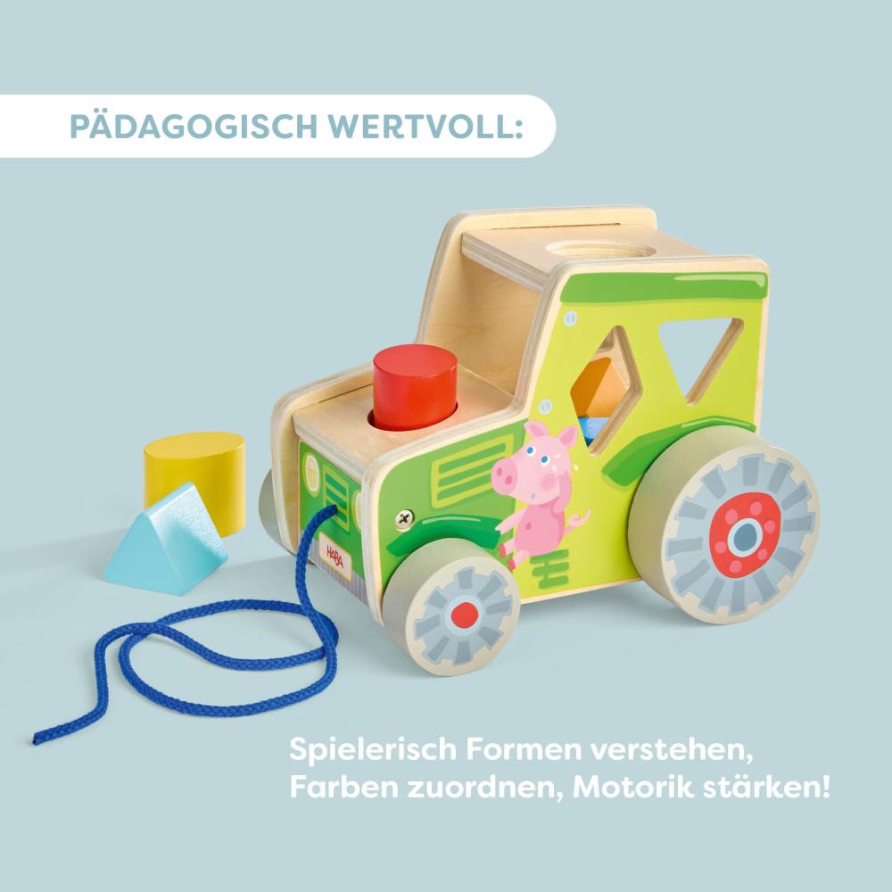 Haba Bau- und Entdeckersteine My 1st Block World Traktor Thea 2013970001