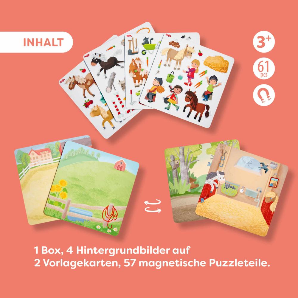 Haba Bau- und Entdeckersteine My 1st Block World Pferd Paul 2013961001