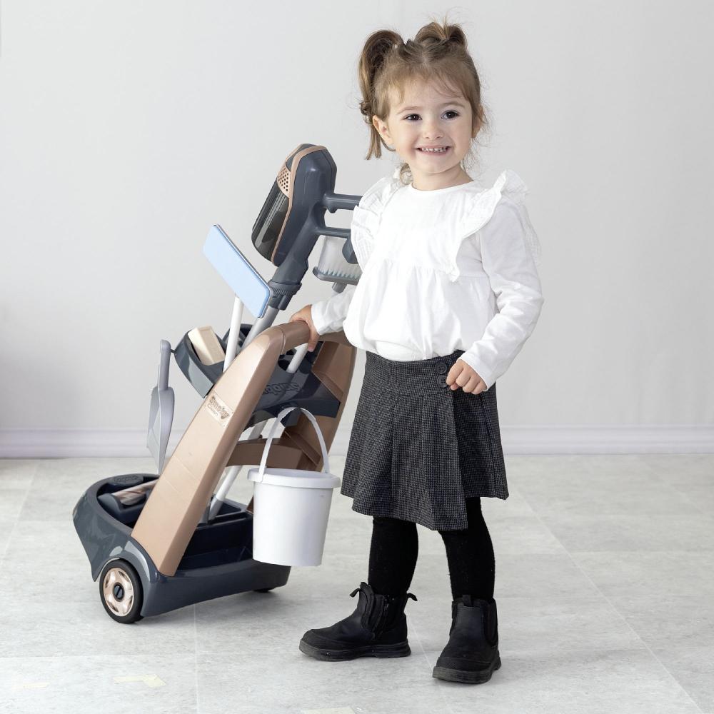 Smoby Spielwelt Haushalt Reinigungstrolley Rowenta 7600330326