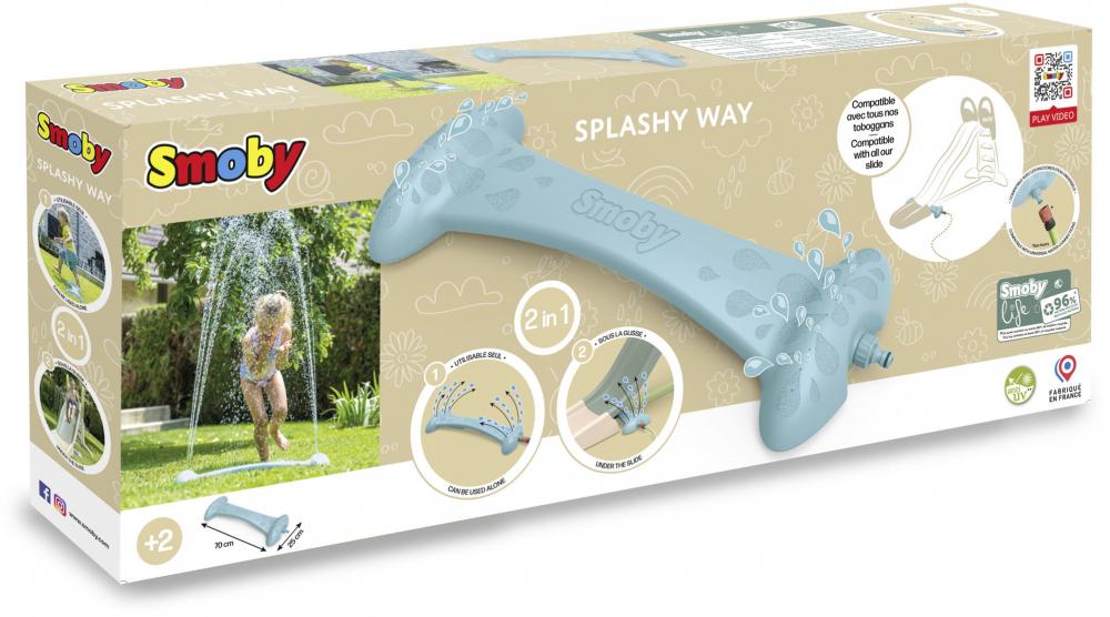 Smoby Outdoor Wasser Spielzeug Garten Splashy Way spritziger Wassersprenger 7600820702