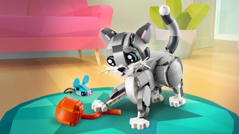 LEGO® Creator Graue Katze 407 Teile 31163