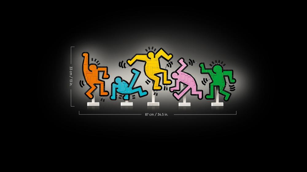 LEGO® ART Keith Haring - Tanzende Figuren 1773 Teile 31216