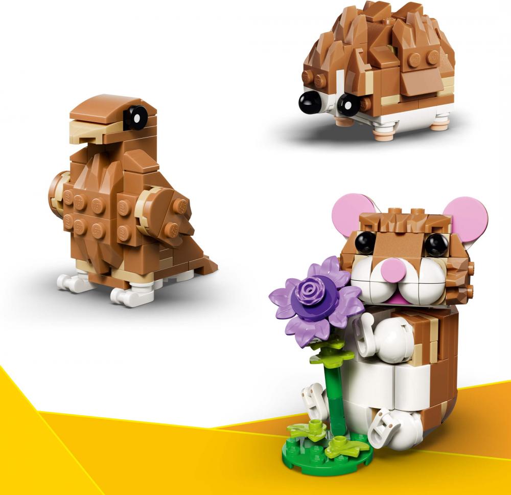 LEGO® Creator Niedlicher Hamster mit Blume 166 Teile 31376