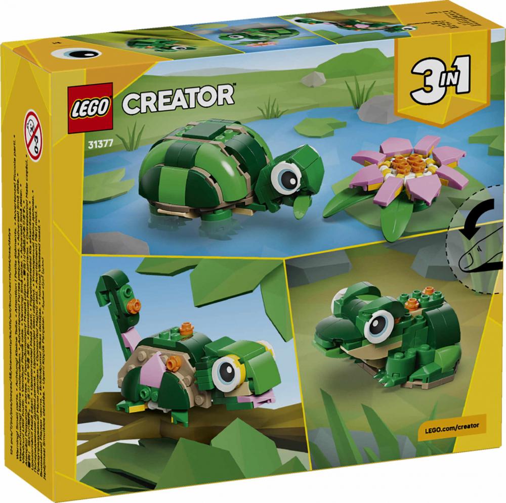 LEGO® Creator Schildkröte mit Seerose 124 Teile 31377