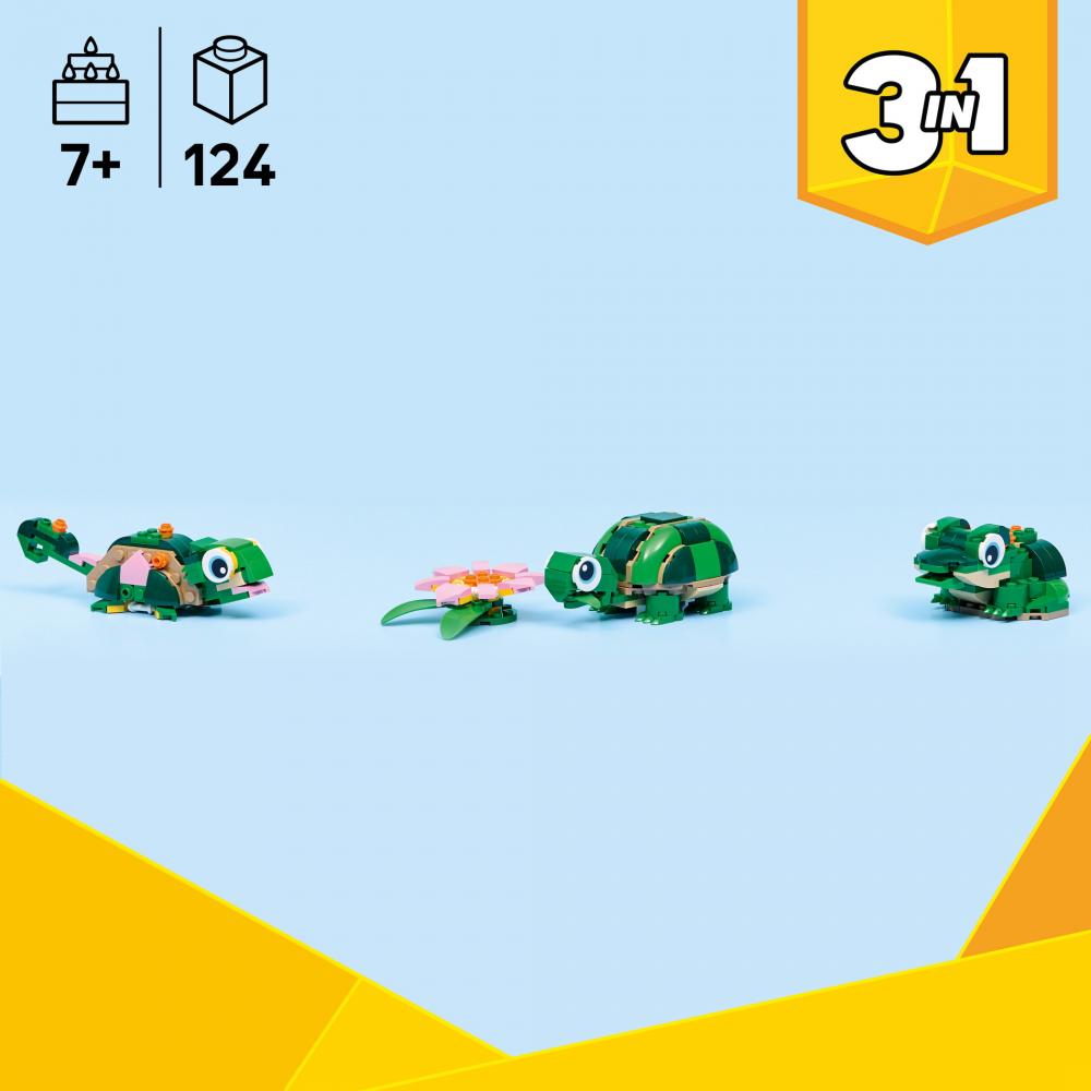 LEGO® Creator Schildkröte mit Seerose 124 Teile 31377