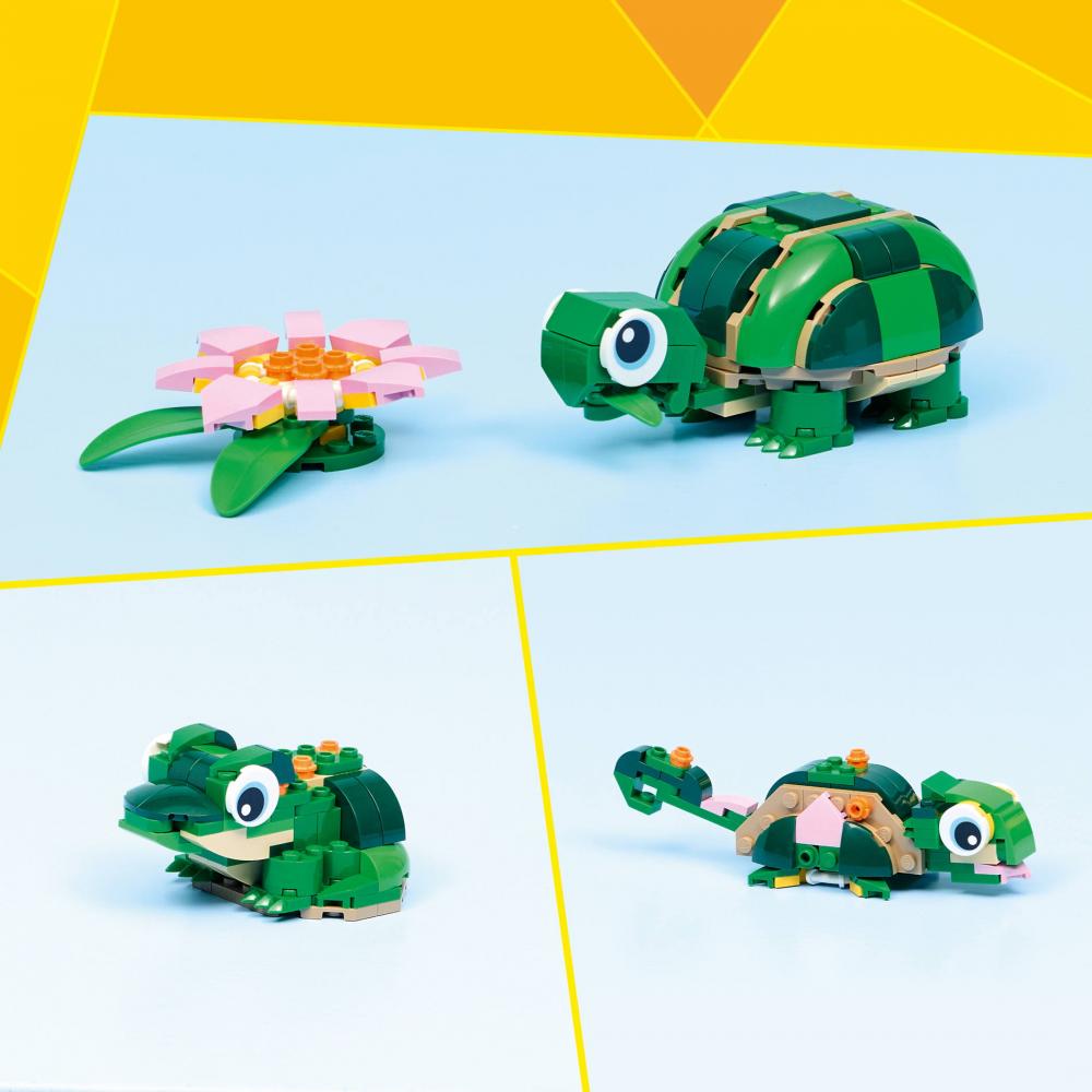 LEGO® Creator Schildkröte mit Seerose 124 Teile 31377