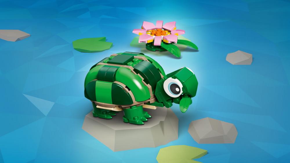 LEGO® Creator Schildkröte mit Seerose 124 Teile 31377