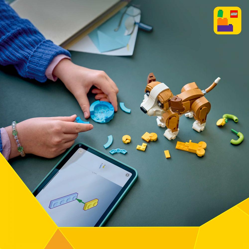 LEGO® Creator Niedliche Tiere Verspielter Welpe 336 Teile 31382