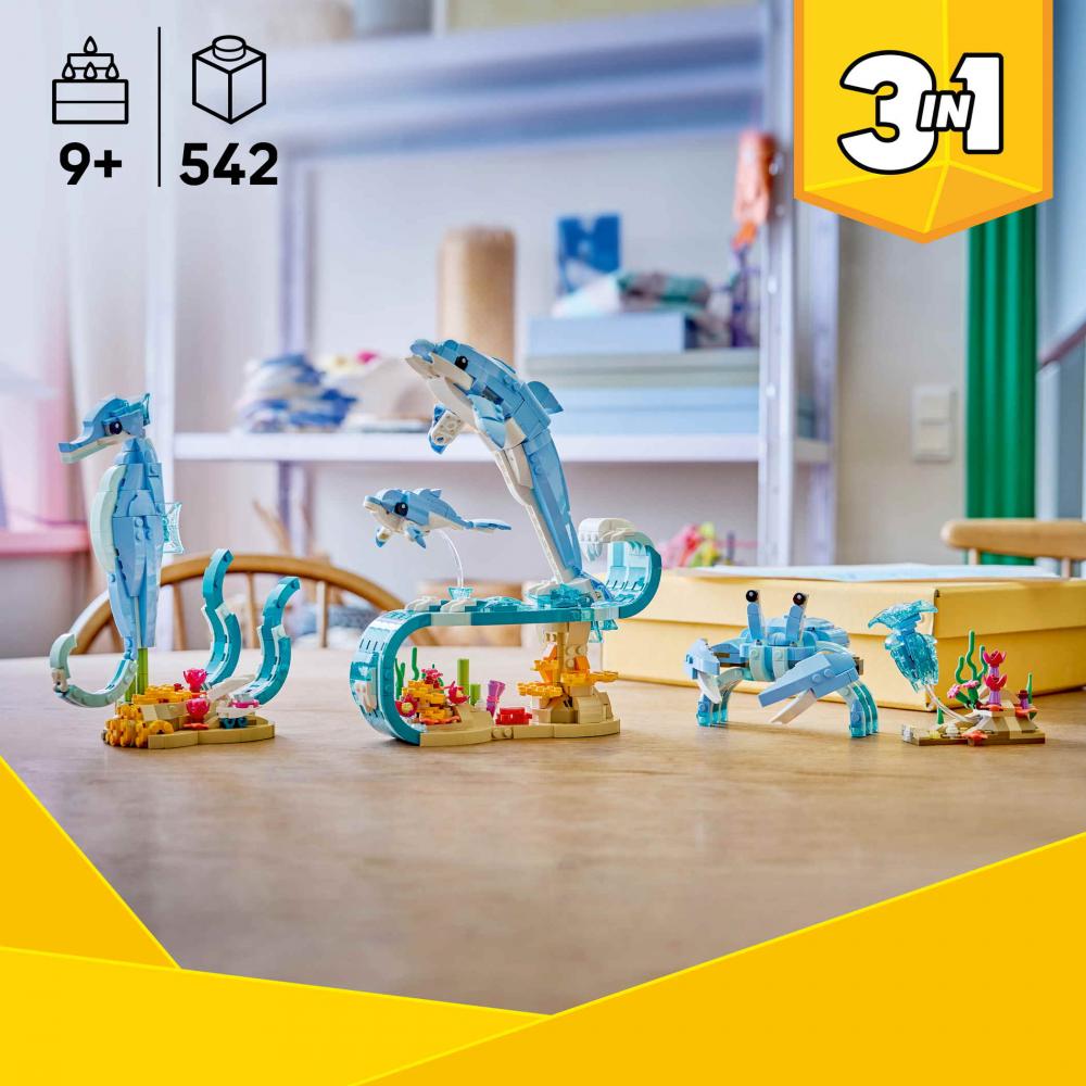LEGO® Creator Meerestiere Wunderschöne Delfine 542 Teile 31385