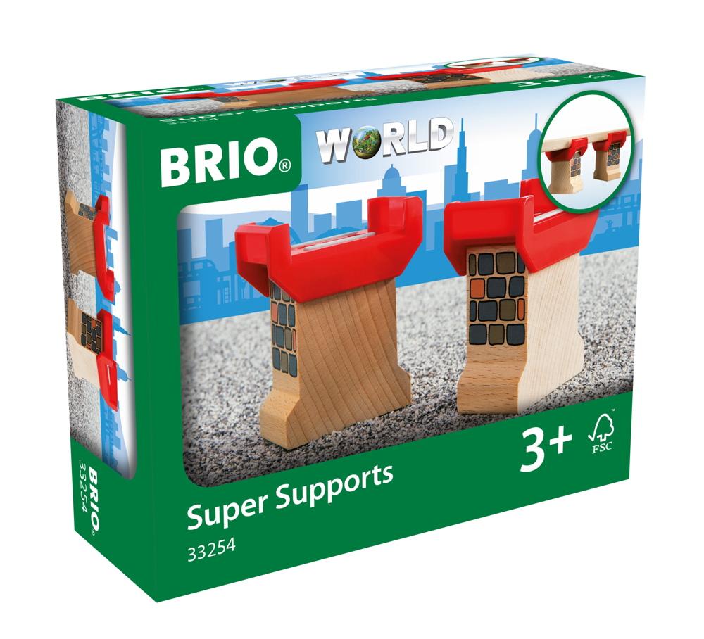 Brio World Eisenbahn Brücke Brückenfundament 2 Teile 33254