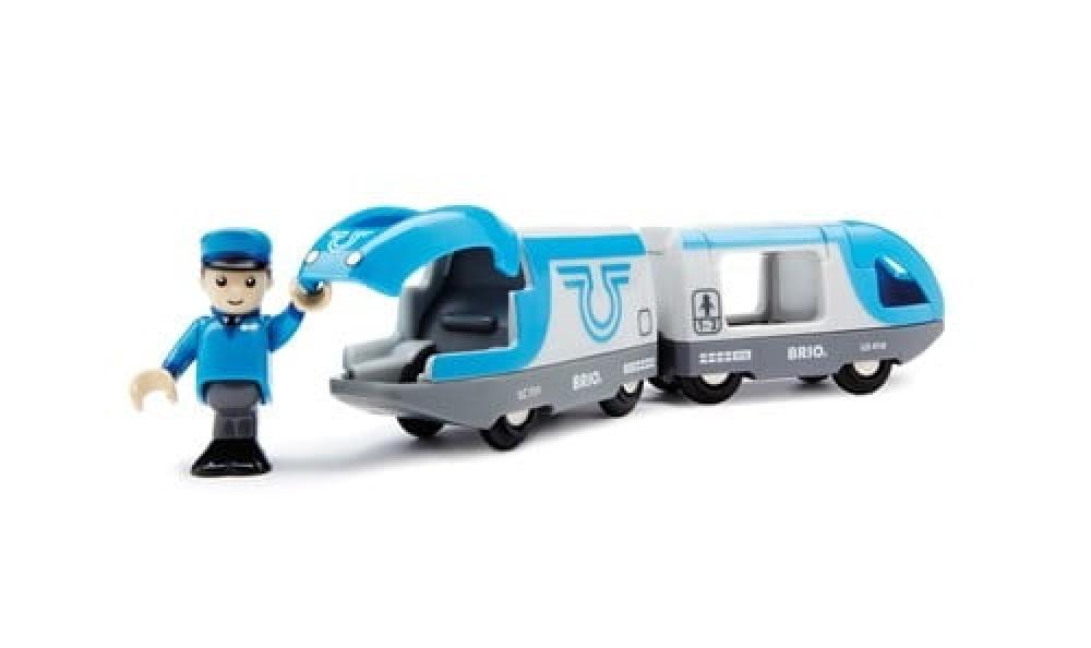 Spielwaren Express Brio World Eisenbahn Zug Blauer