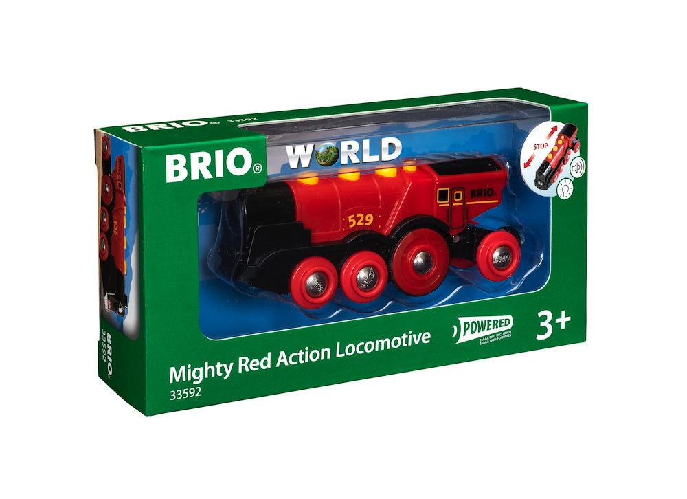 Brio World Eisenbahn Lok Rote Lola Batterielok 33592