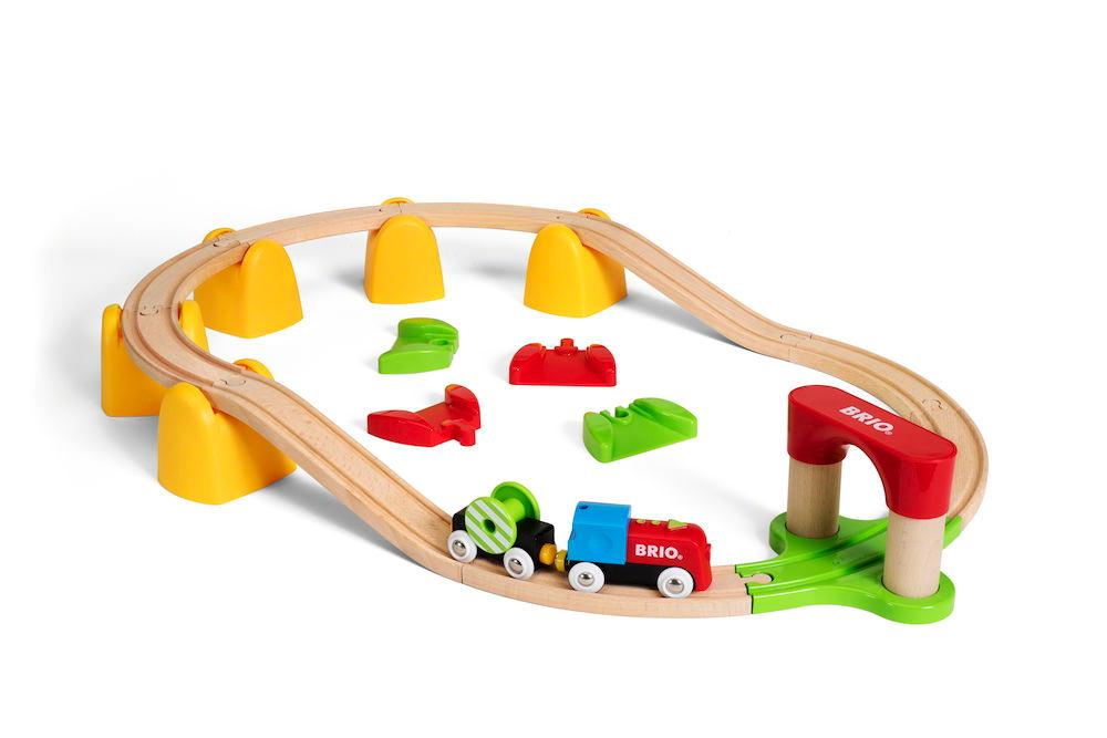 Brio Eisenbahn Meine erste Brio Bahn Set Batterielok 25 Teile 33710