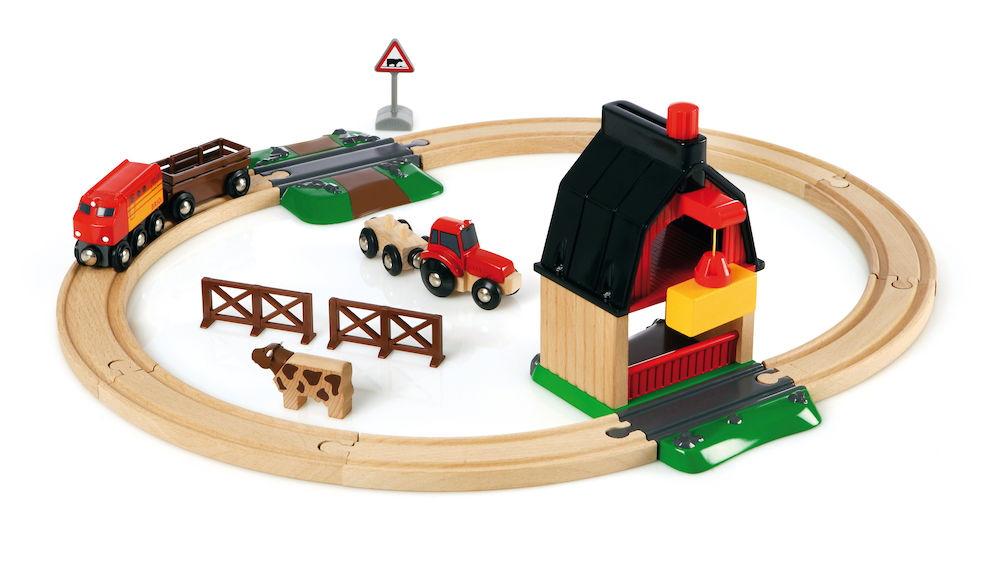 Brio World Eisenbahn Set Bauernhof Set 22 Teile 33719