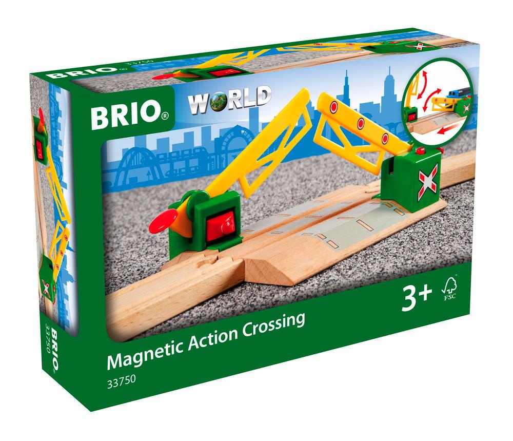 Brio World Eisenbahn Zubehör Magnetische Kreuzung 33750