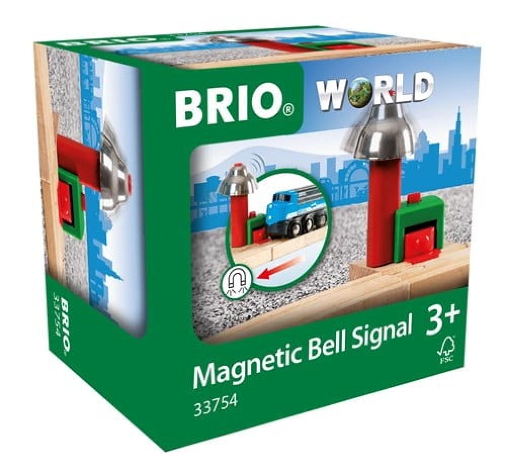 Brio World Eisenbahn Zubehör Magnetisches Glockensignal 33754