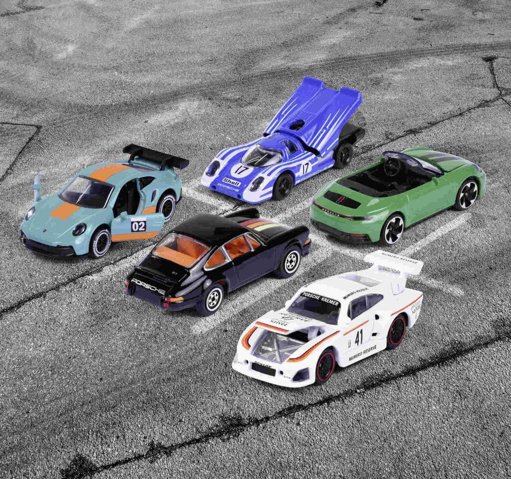 Majorette Spielzeugauto Porsche Edition 5er Pack Giftpack 212053172