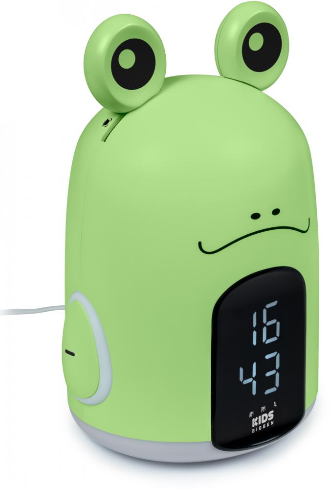 Bigben Kids Wecker und Nachtlicht HELLO Frog Frosch dimmbares Display AU386998