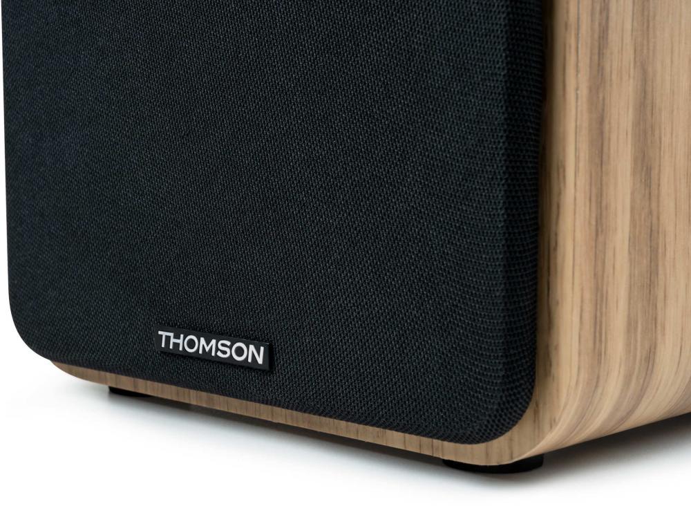 Thomson Bluetooth 2 Regallautsprecher Cosy WS602DUO Holz braun TH387872