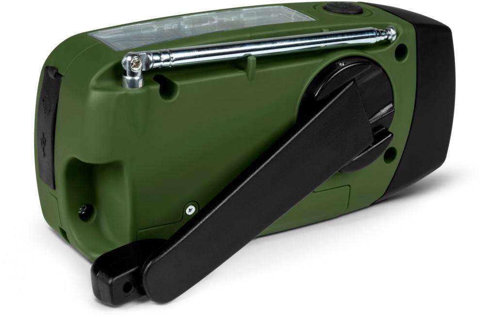 Thomson Notfallradio RT260 Solar Taschenlampe Powerbank grün TH387957