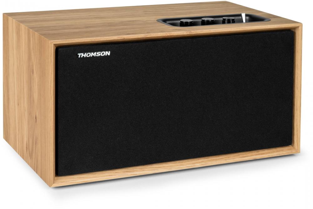 Thomson Bluetooth Regallautsprecher Cosy Range WS502 Holz braun TH388381