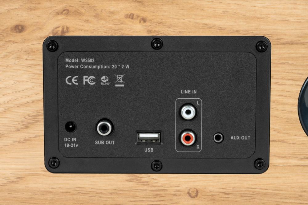 Thomson Bluetooth Regallautsprecher Cosy Range WS502 Holz braun TH388381
