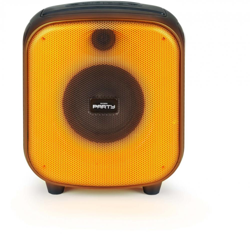 Bigben Bluetooth portabler Lautsprecher Party Cube Disco Licht AU389012