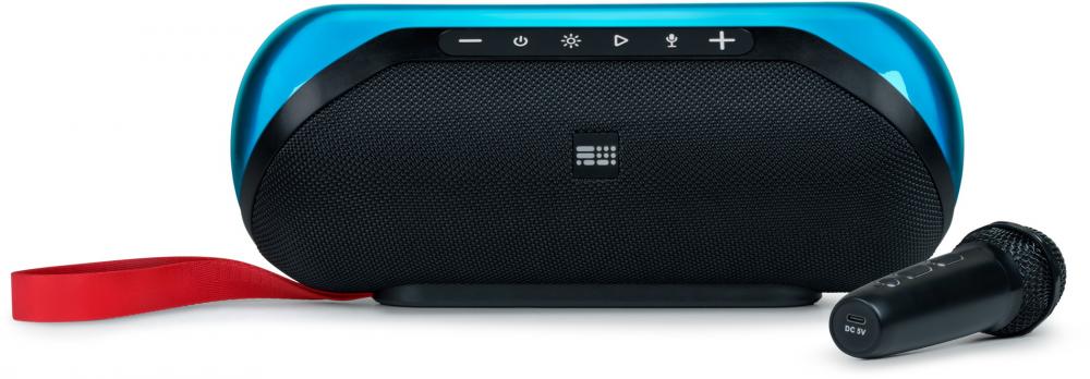 Bigben Bluetooth portabler Lautsprecher Party Lite 2. Gen Disco Licht LED Mikrofon AU389098