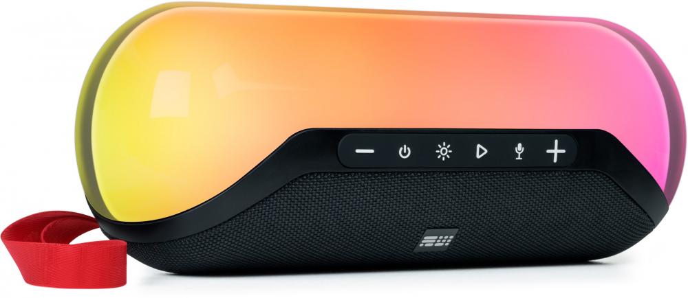 Bigben Bluetooth portabler Lautsprecher Party Lite 2. Gen Disco Licht LED Mikrofon AU389098