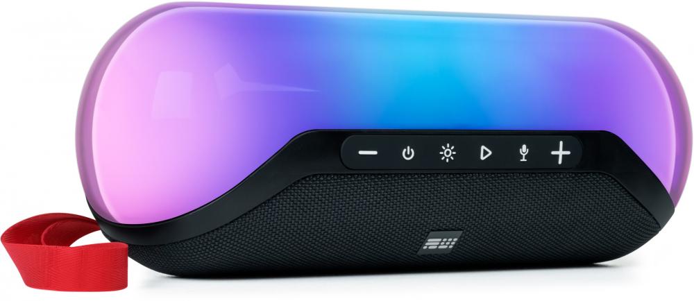 Bigben Bluetooth portabler Lautsprecher Party Lite 2. Gen Disco Licht LED Mikrofon AU389098
