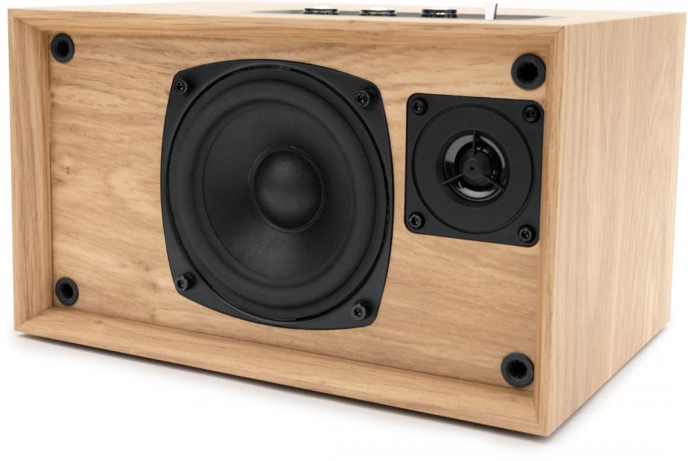 Thomson Bluetooth Lautsprecher Holz WS302 schwarz TH389647