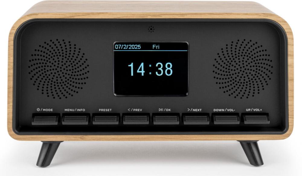 Thomson Bluetooth Radiowecker & Lautsprecher RT850DABBT Retro-Eleganz DAB TH389708