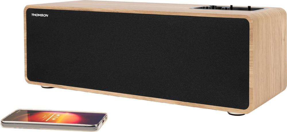 Thomson Bluetooth Regallautsprecher Cosy Range WS852 Holz braun TH389739