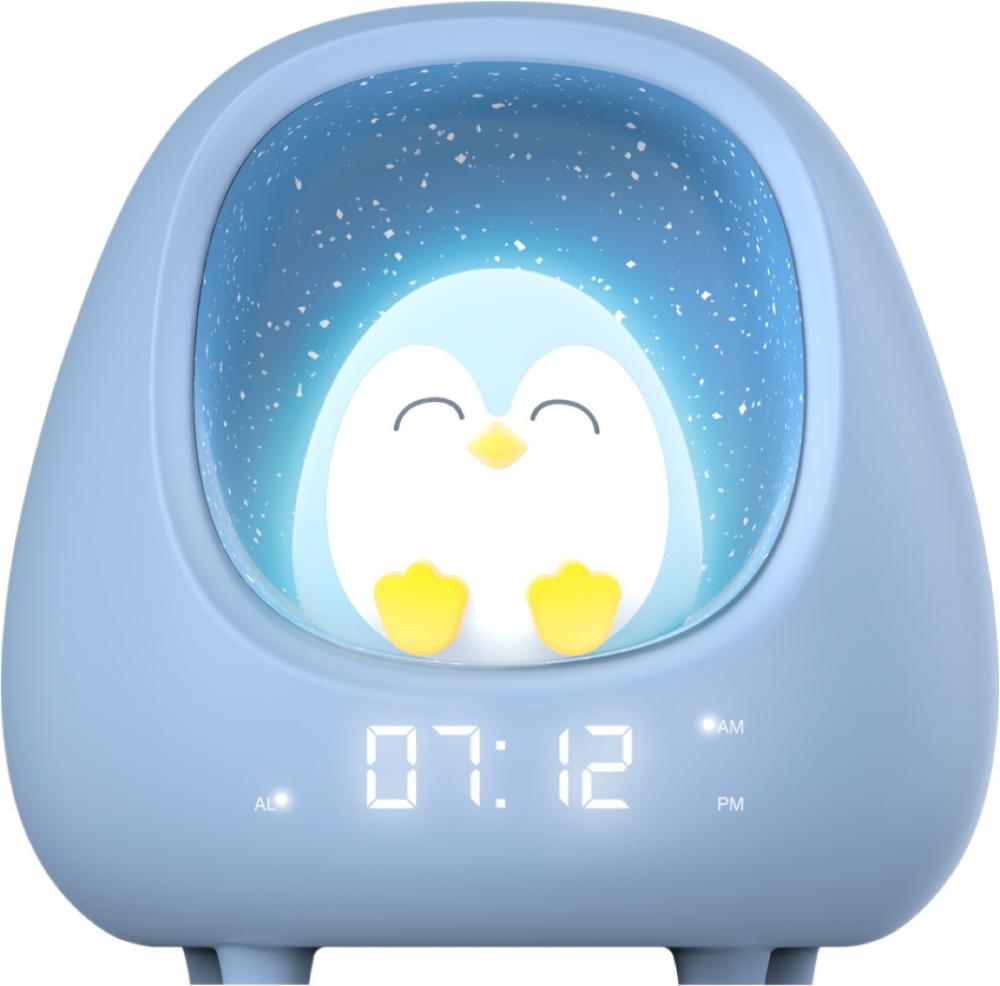 Bigben Kids Wecker mit Nachtlicht Penguin Pinguin Nest MYKO Hi Buddies! 3 Schlaflieder AU390049