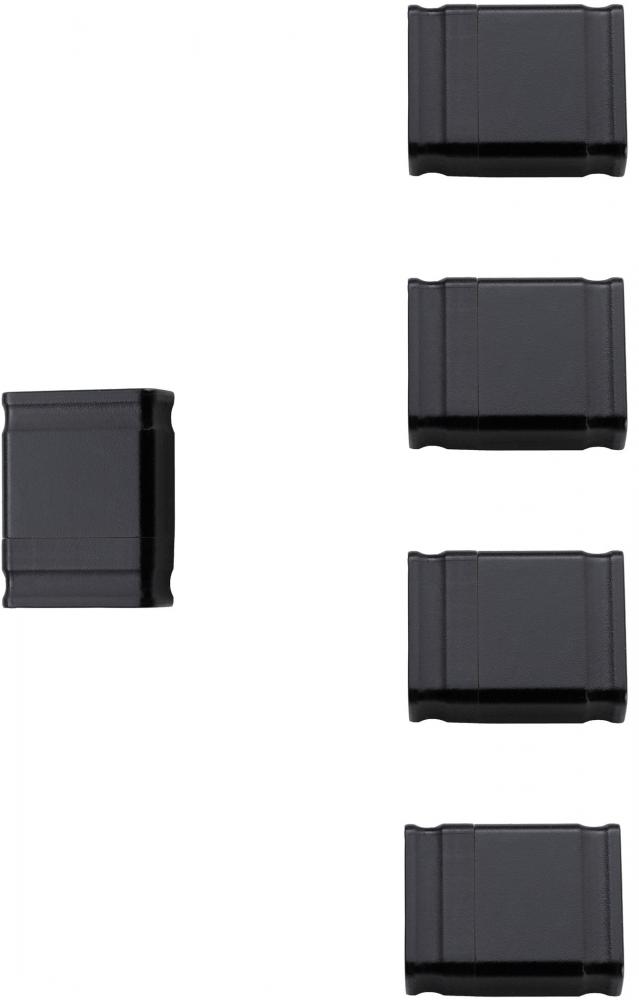 Intenso USB Stick 64GB Speicherstick Micro Line silber 5er Pack