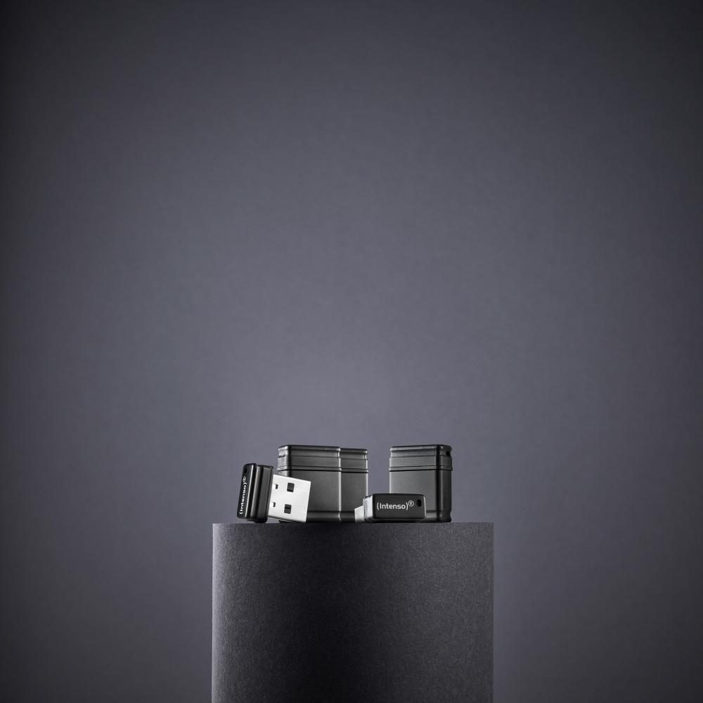 Intenso USB Stick 64GB Speicherstick Micro Line silber 5er Pack